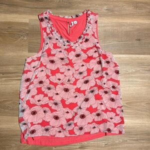 Elle floral sleeveless top